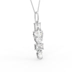 vimg:FJ5954|vimg:FJ5979|18K Oval Diamond Pendant — 3D VIEW