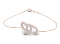 18K Alphabet Diamond Bracelet — TOP
