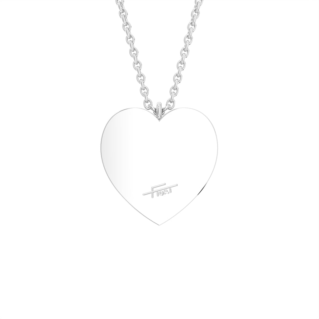 vimg:FJ6467|vimg:FJ6468|vimg:FJ6469|18K Heart Round Diamond Pendant — BACK