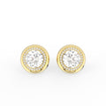 Sterling Silver Diamond Earrings — TOP