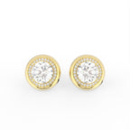 Sterling Silver Diamond Earrings — TOP