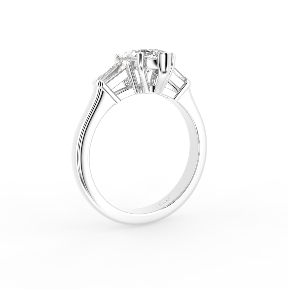 vimg:Z00293|18K Trilogy Marquise Diamond Ring — 3D VIEW