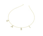 18K Personalized Name Lab Grown Diamond Necklace — 3D VIEW