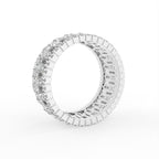 18K Eternity Baguette Diamond Ring — 3D VIEW