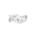 18K Bespoke Round Diamond Ring — TOP