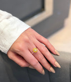 18K Yellow , Rose & White Round Diamond Ring 0.48ct — IMAGE URL