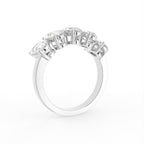 18K Pear Cluster Diamond Ring — 3D VIEW