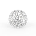 18K White Gold Bespoke Baguette Diamond Ring — TOP