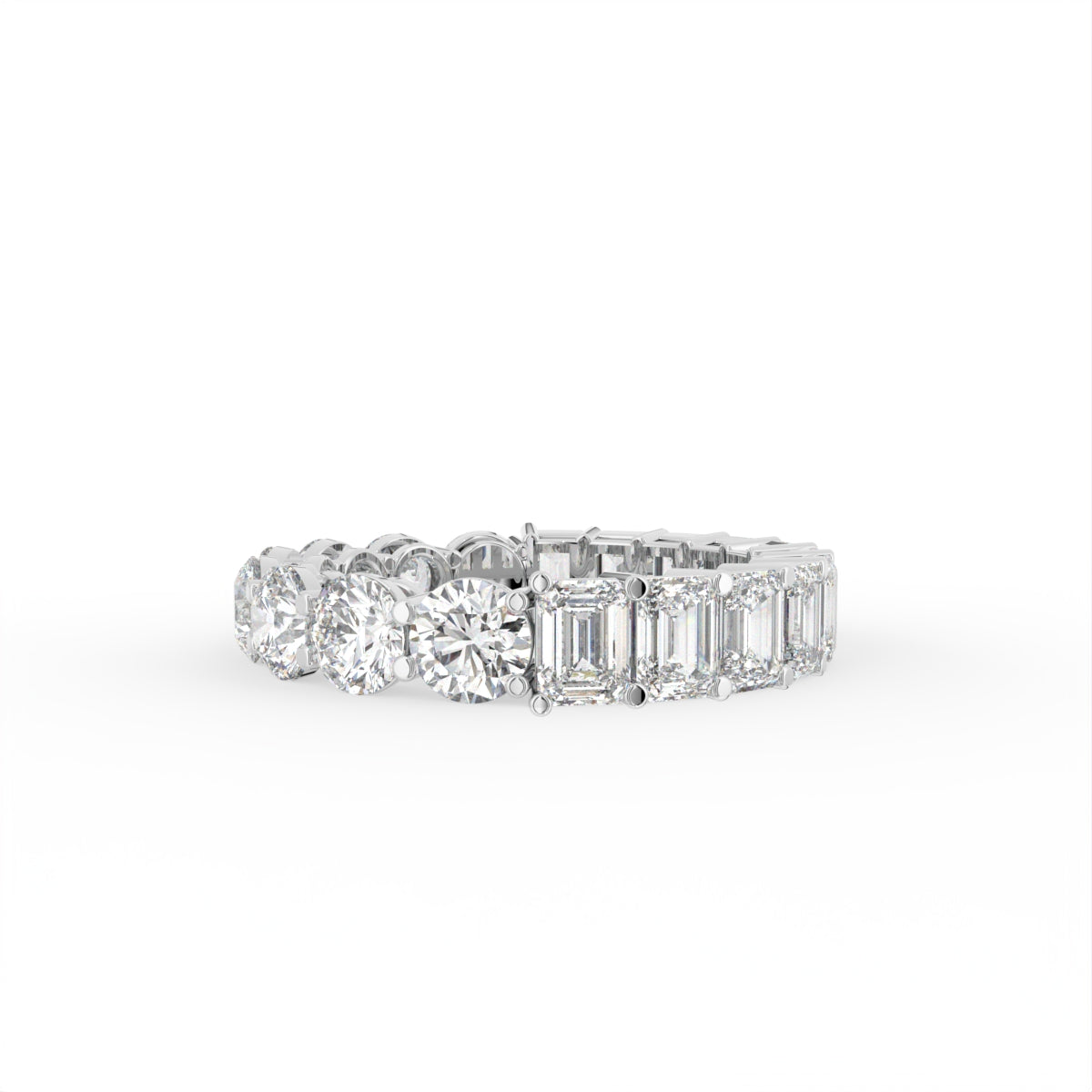 Sterling Silver Diamond Ring — TOP
