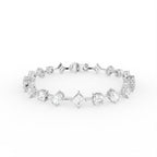 18K Mixed-Cut Diamond Bracelet — TOP