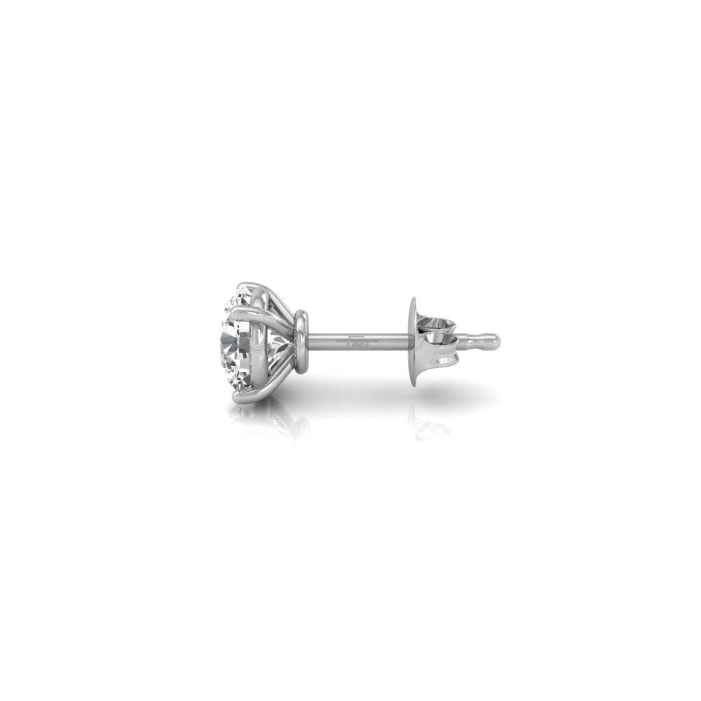 vimg:FJ6076|vimg:FJ3542|vimg:FJ3540|vimg:FJ5921|vimg:FJ6891|vimg:FJ6144|vimg:FJ7042|vimg:FJ7043|vimg:FJ7090|18K Solitaire Diamond Earrings — SIDE VIEW
