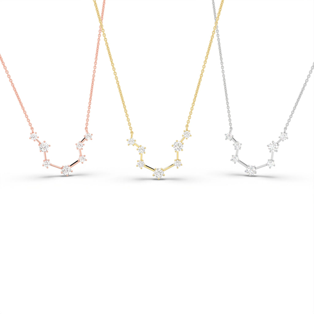 vimg:FJ6011|vimg:FJ6868|vimg:FJ6929|18K Constellation Round Diamond Pendant — 3 COLOR