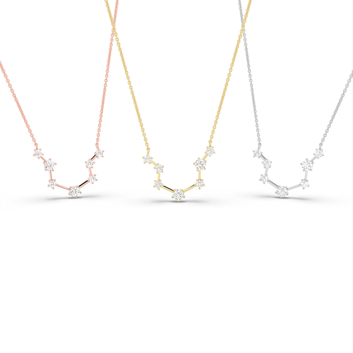 vimg:FJ6011|vimg:FJ6868|vimg:FJ6929|18K Constellation Round Diamond Pendant — 3 COLOR