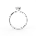 18K Solitaire Diamond Ring — FRONT