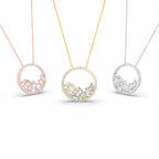 18K Bespoke Baguette Diamond Pendant — 3 COLOR