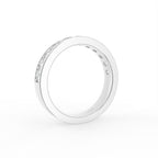 18K Eternity Round Diamond Ring — 3D VIEW