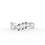 18K Yellow Gold Baguette Diamond Eternity Ring — TOP