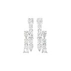 18K Bespoke Diamond Dangle Earrings — TOP