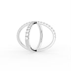 18K Bespoke Diamond Ring — 3D VIEW