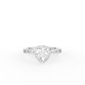 18K Halo Trillion Diamond Ring — TOP