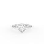 18K Halo Trillion Diamond Ring — TOP