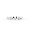 18K Bespoke Bezel-Set Diamond Ring — TOP