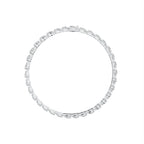 18K Tennis Pear Diamond Bracelet — FRONT