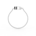 14K Solitaire Marquise Diamond Ring — FRONT