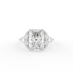 vimg:Z00250|18K Radiant Diamond Engagement Ring — TOP