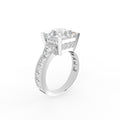 Sterling Silver Princess Diamond Ring — IMAGE URL