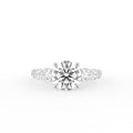 18K Bespoke Solitaire Diamond Engagement Ring — TOP