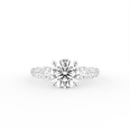 18K Bespoke Solitaire Diamond Engagement Ring — TOP
