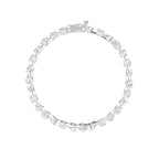 18K Multi Shape Diamond Bracelet — FRONT