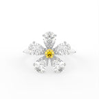 vimg:FJ4939|vimg:FJ4940|vimg:FJ2064|vimg:FJ3175|vimg:FJ3178|14K White Gold Bespoke Pear Diamond Ring — TOP