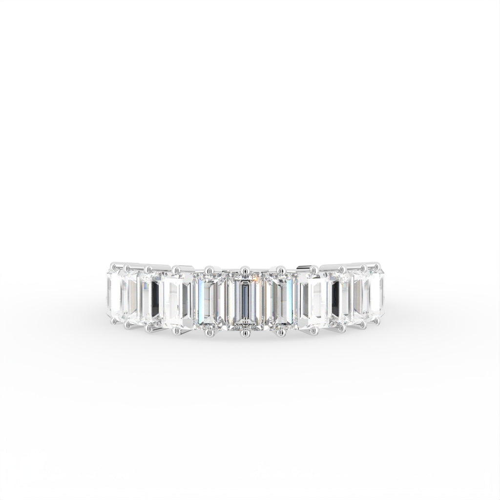 18K Eternity Baguette Diamond Ring — TOP