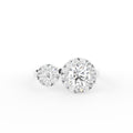 18K Bespoke Round Diamond Ring — TOP