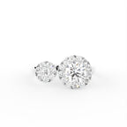 18K Bespoke Round Diamond Ring — TOP
