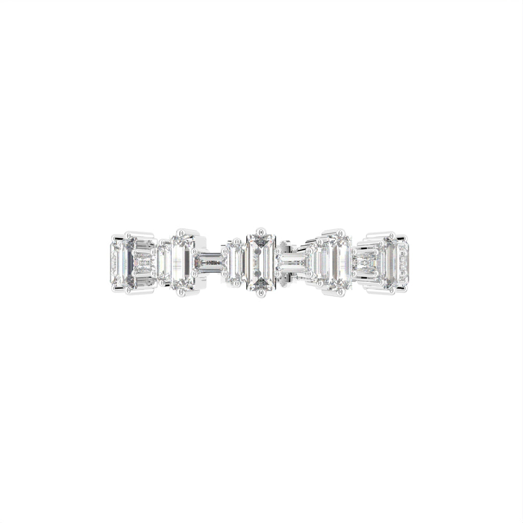 18K Baguette Eternity Diamond Ring — TOP