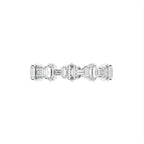 18K Baguette Eternity Diamond Ring — TOP