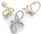 18K Bespoke Diamond Ring — 3 COLOR