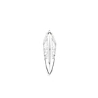 14K White Gold Baguette Diamond Dome Ring — SIDE