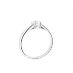 18K Solitaire Diamond Ring — 3D VIEW