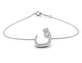 18K Arabic Alphabet Diamond Bracelet — TOP
