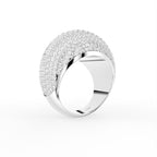18K Bespoke Pavé Diamond Ring — 3D VIEW