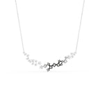 18K Bespoke Cluster Diamond Pendant — BACK