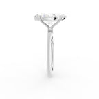 18K Solitaire Marquise Diamond Ring — SIDE