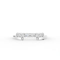 18K Rose Gold Round Diamond Eternity Ring — TOP