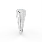 Sterling Silver Diamond Ring — 3D / RIGHT