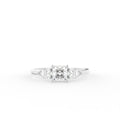 18K Trilogy Diamond Ring — TOP