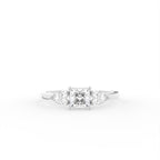 18K Trilogy Diamond Ring — TOP